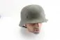 Preview: WW2 German M 40 steel helmet camouflage Normandy manufacturer EF 66