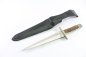 Preview: GDR knife / hunting knife from the GML Leegebruch knife forge, with leather sheath.