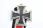 Preview: ww2 EK2 Iron Cross 2nd Class 1939 with manufacturer 93 Richard Simm & Sons on ribbon section