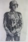 Preview: 1940 Soldier's Portrait, Unique Copy - Unique Piece by Artist Herman Kätelhön