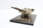 Preview: Kriegsmarine desk decoration brass cannon on bakelite from the NJL night fighter lead ship Togo 1943