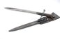 Preview: Schweizer Pionier Bajonett M1914 mit schönem Lederkoppelschuh im guten Zustand