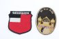 Preview: 2 sleeve badges, Georgia and Türkiye