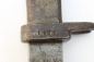Preview: WW1 German bayonet, box-shaped replacement bayonet with metal grip, numbered