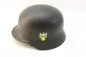 Preview: Wehrmacht steel helmet M40 Rauhtarn NS66 with insignia and marked