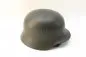 Preview: Wehrmacht Stahlhelm M40 Rauhtarn NS66 mit Abzeichen und markiert