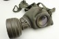 Preview: Wehrmacht gas mask box with fabric mask in good condition, several times WaA stamped