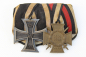 Preview: ww1 Iron Cross 1914 Order Clasp 2nd Class and Cross of Honor Front Fighter