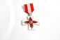 Preview: Badge of honor for merits in fire protection in silver in a case