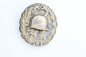 Preview: VWA in Silber geschlossen, Hersteller L / 15, Otto Schickle, Verwundetenabzeichen Silber für die Armee und Kolonialtruppen 1918