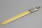 Preview: Newspaper turner / letter opener made of bone with silver fittings 800 silver from the estate of an adjudant