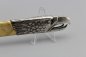Preview: Newspaper turner / letter opener made of bone with silver fittings 800 silver from the estate of an adjudant