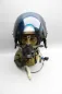 Preview: Original East German NVA Pilot Helmet for Fighter Jets ZSh-5 with KM-34 Oxygen Mask – MiG-21 Fighter Pilot Helmet