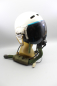 Preview: Original DDR NVA Pilotenhelm für Kampfflugzeuge ZSh-5 mit Sauerstoffmaske KM-34 – MiG-21 Kampfflieger Helm