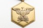 Preview: US Army medal "FOR MILITARY - MERIT" on the green ribbon