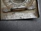 Preview: Wehrmacht belt buckle with strap "Gott Mit Uns" - iron with manufacturer in very worn condition ​