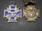 Preview: NSDAP Dienstauszeichnung in Silber mit Hersteller 30 in der blauen Verleihungsschachtel + Kleiner Bandspange für Silber und Bronze