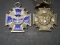 Preview: NSDAP service award in silver with manufacturer 30 in the blue award box + small ribbon clasp for silver and bronze