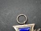 Preview: NSDAP service award in silver with manufacturer 30 in the blue award box + small ribbon clasp for silver and bronze