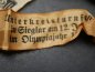 Preview: DRL badge / ribbon - Dem Sieger - Sieglar 1936 (HK rubbed), not in depth