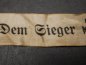 Preview: DRL Abzeichen / Schleife - Dem Sieger - Sieglar 1936 (HK berieben), nicht im Tieste