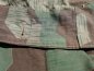 Preview: Used tarpaulin splinter camouflage triangular tarpaulin with manufacturer - 2x stamped