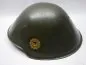 Preview: Seltener Stahlhelm der KVP Kasernierte Volkspolizei M56 mit einem Emblem von 1962