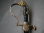 Preview: Gift sabre with large rose damask blade, to "The brave Lieutenant Otto Voss - the grateful hometown of Neuenrade"