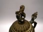 Preview: Historicism jug with lions - silver-plated and gold-plated - 30 cm