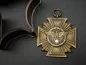 Preview: NSDAP service award in bronze, zinc bronzed on ribbon in the brown award box