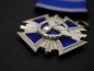 Preview: NSDAP Service Award 2nd Class in Silver on Ribbon in Blue Award Box