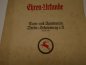 Preview: Sehr große Urkunde + Umschlag - Turn- und Sportverein Berlin Schöneberg von 1937