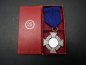 Preview: Silver Loyalty Service Medal for 25 years in box + certificate