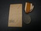 Preview: German Protection Wall Medal on ribbon with bag + certificate + cover letter