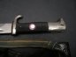 Preview: Bayonet / Parade bayonet with HK grip inlay + belt loop + rare sword knot