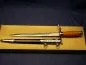 Preview: Gift dagger / farewell gift - NVA officer dagger with engraved scabbard "Thanks and Recognition 1990" in box
