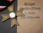 Preview: KVK War Merit Cross 2nd Class without Swords with maker's mark 19 + bag E. Ferdinand Wiedmann, Frankfurt a. Main