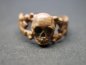 Preview: Original skull ring hussar ring in found condition / hoard find / blank