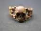 Preview: Original skull ring hussar ring in found condition / hoard find / blank