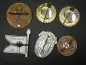 Preview: Lot von 6 WHW Abzeichen - Tag der Arbeit 1934 + Treue um Treue + Flagge Kavallerie usw.