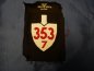 Preview: Reich Labor Service RAD Sleeve Badge Sleeve Spade 353 / 7 Lower Austria - unworn BeVo piece