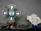 Preview: Medal bar 1st + 2nd World War - Iron Cross 2nd Class 1914 + Royal House Order of Hohenzollern, Knight's Cross with Swords + War Participant's Cross + 25 Faithful Services +++