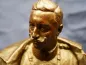 Preview: Bronzierte Büste mit Bildnis von Kaiser Wilhelm II auf Holzsockel mit Plakette "Offizierschiessen am 5.8.03 1.Preis"