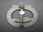 Preview: Submarine War Badge 1939, no manufacturer's mark, zinc alloy, lightly worn