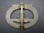 Preview: Submarine War Badge 1939, no manufacturer's mark, zinc alloy, lightly worn