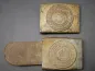 Preview: 2x belt buckles, found in the ground - SA denazified + Prussia with leather tongue