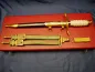 Preview: Original GDR NVA General's Dagger of the Border Troops (GT), with Brocade Hanger, in Case