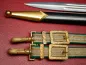 Preview: Original GDR NVA General's Dagger of the Border Troops (GT), with Brocade Hanger, in Case