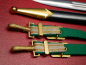 Preview: Original GDR NVA General's Dagger of the Border Troops (GT), with Brocade Hanger, in Case
