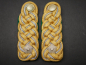 Preview: DDR NVA - Paar Schulterklappen / Schulterstücke Generalmajor der GT Grenztruppen für die Uniform